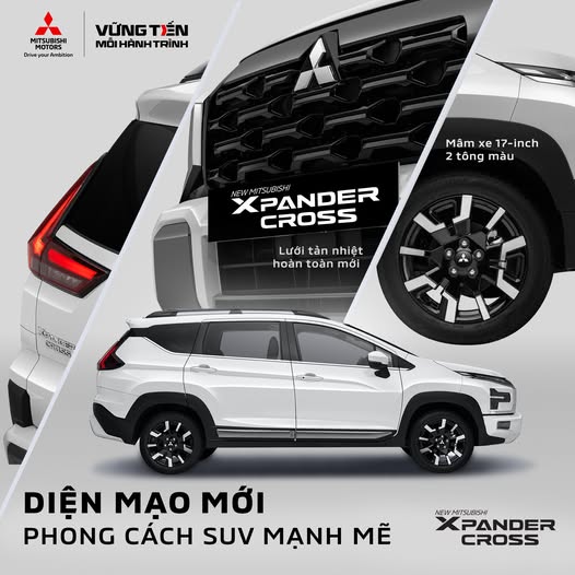NEW XPANDER CROSS – DIỆN MẠO MỚI – PHONG CÁCH SUV MẠNH MẼ